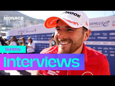 Post-race Sunday interviews | Monaco E-Prix 2026