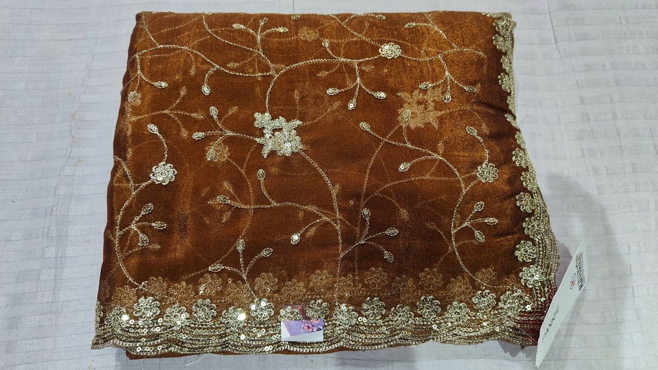 🔥 Rajasthani fancy sequence work saree#tarding #viral#saree#new video#new work #saree#collection#🥰🥰