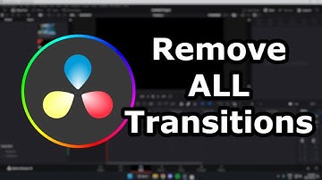 Remove ALL Transitions In DaVinci Resolve