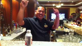 Norwegian Dawn "Pearly King's Pub"  Washy Washy Happy Happy on the Norwegian cruise