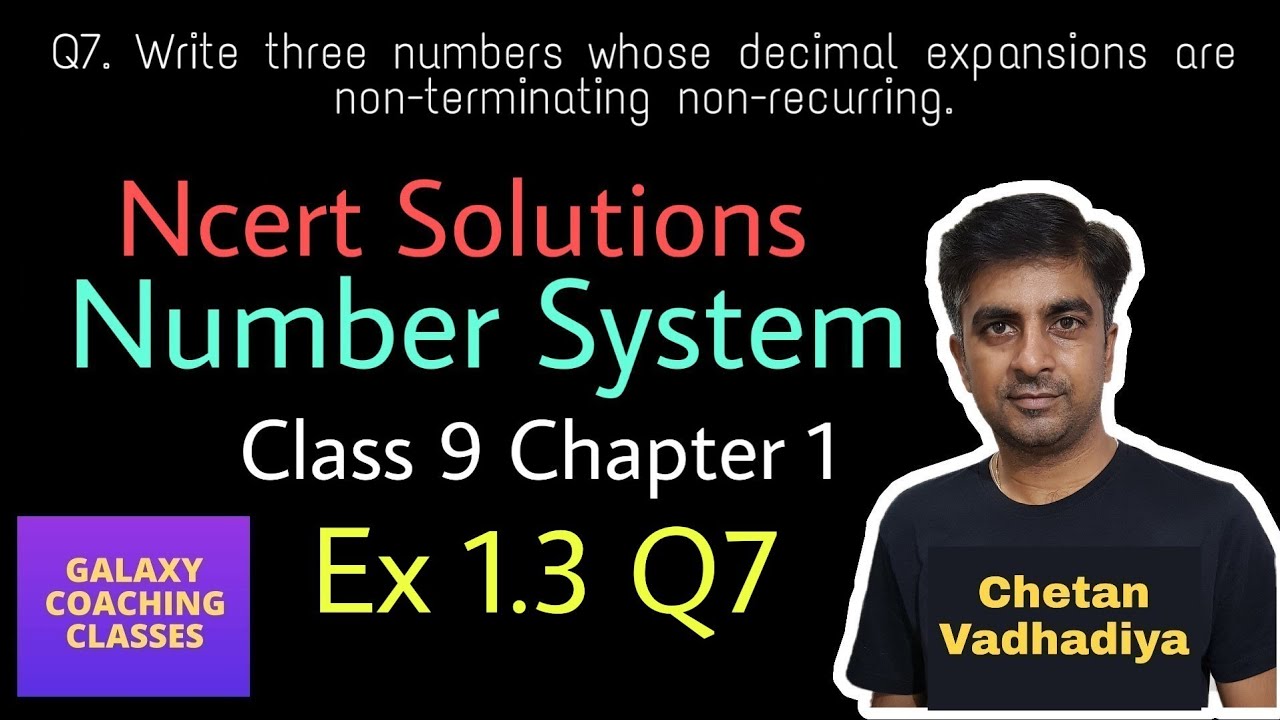 Ex 1.3, Q7 Class 9 Maths l Ncert solution l chapter 1 Number system ...