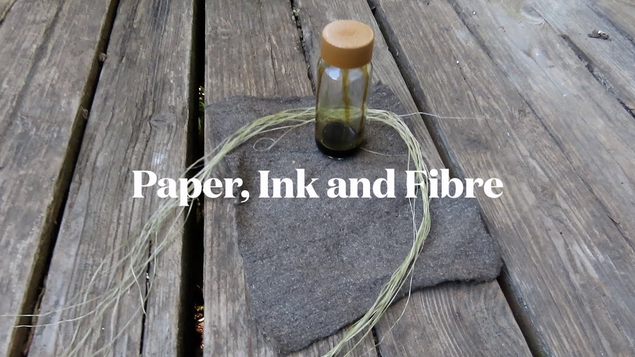 Paper, ink and fibre from a single plant! ~Paper making with ramie ...