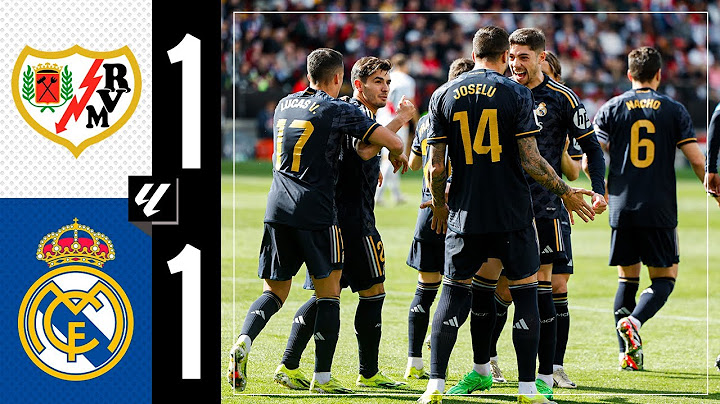 Rayo Vallecano 1-1 Real Madrid | HIGHLIGHTS | LaLiga 2023/24