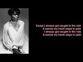 I Always Get Caught In the Rain by Dionne Warwick (Lyrics)