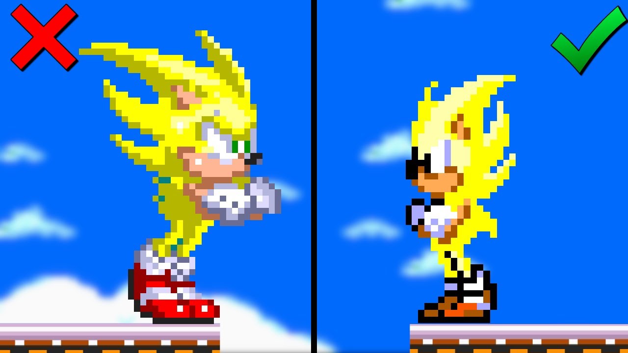 Pixilart - Sonic 3 super form by Netz-I-Guess