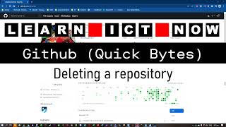 Delete a Github repository (Quick Bytes)