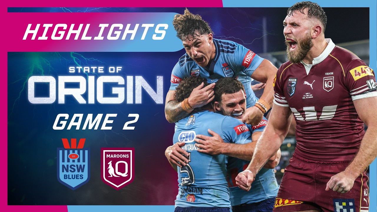 2026 State of Origin Extended Highlights: NSW v QLD - Game 2 | NRL on Nine