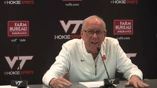 Jim Boeheim Postgame at Virginia Tech
