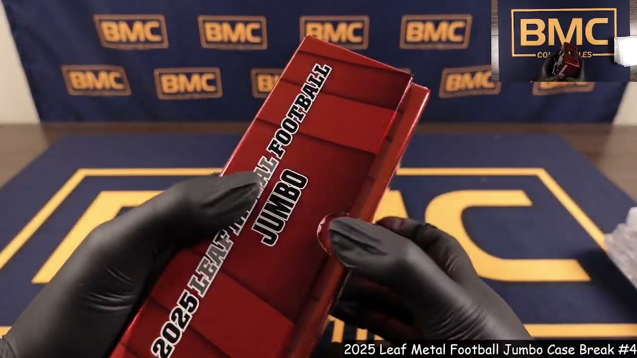 2025 Leaf Metal Football Jumbo Case Break #4