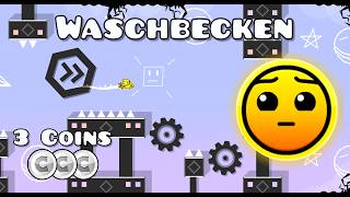 Waschbecken By MeguGD | All Coins | Hard | Geometry Dash