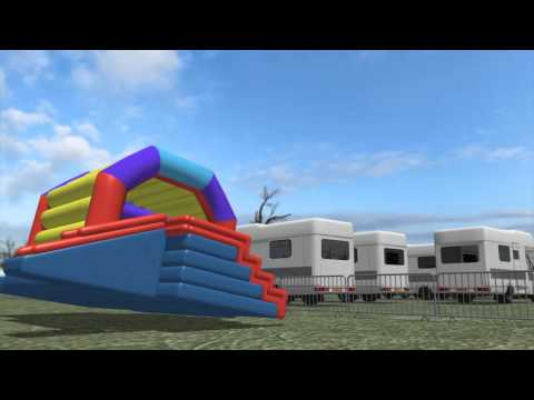 Bouncy castle death: inflatable castle blows away into the air with girl trapped inside