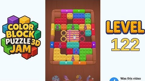 Color Block Puzzle 3D Jam Level 122 Walkthrough Solution