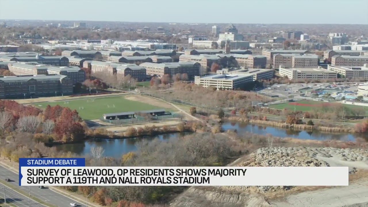 Survey shows support for KC Royals stadium in Overland Park, Leawood