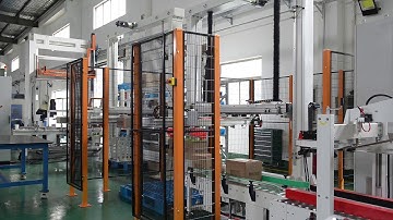Yanmao   Automatic sealing and palletizer machine for packing line  for carton /box /case /bags