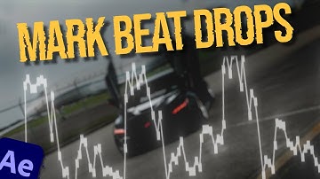 How To Mark Music Beat Drops in After Effects