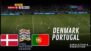 Denmark vs Portugal UEFA Nations League 2026 ✅ | Full Match Simulation/Prediction screenshot 4