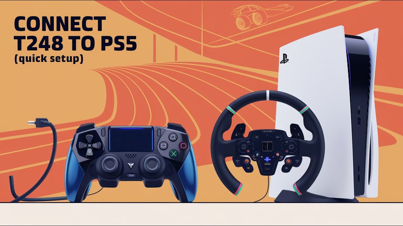 How to Connect Thrustmaster T248 to PS5 | Easy Setup & Calibration Guide