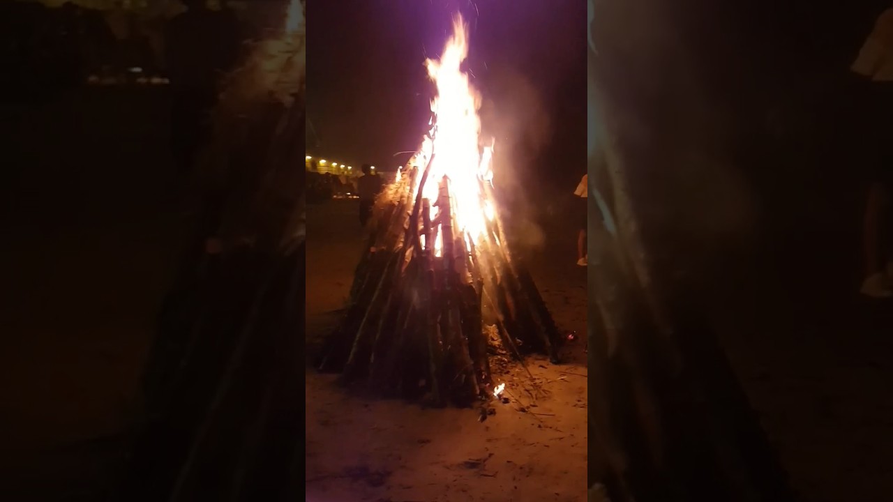Noche de San Juan en Galicia: hogueras en Oleiros