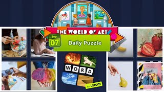 4 Pics 1 Word Daily Puzzle September 7, 2022 The World of Art screenshot 1