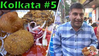Kolkata food & Travel EP 5 | Kathi kabab, Telebhaja, Fruit cake & More screenshot 3