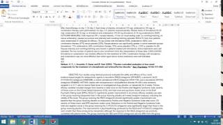 How to export from Endnote to Microsoft Word and  How to insert one reference per page