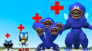 EVOLUTION OF ALL NEW SONIC SMILING CRITTERS POPPY PLAYTIME CHAPTER 4? In Garry