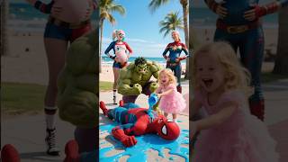 💣 BE A HERO NOW: Epic Slime Attack on Spidey ✅️ #spiderman #avengers #shorts #marvel