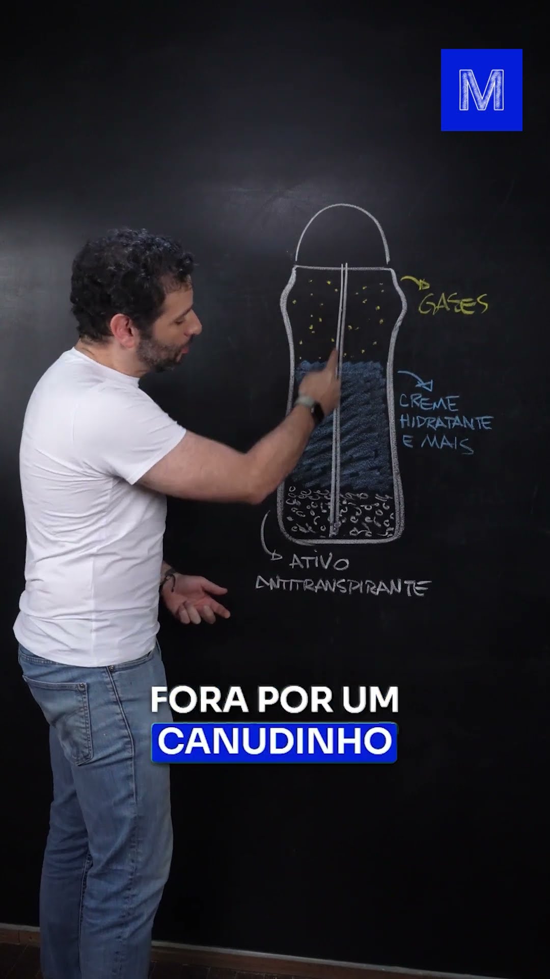 Por que sai PÓ BRANCO do DESODORANTE?
