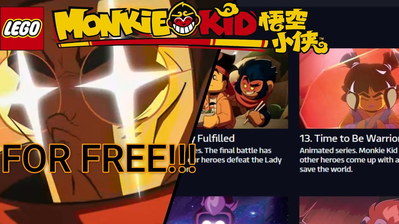How to Watch LEGO Monkie Kid Entire Series For FREE!! (ENGLISH) - YouTube