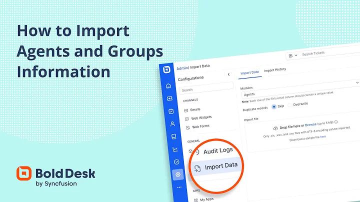 How to Import Agents and Groups Information