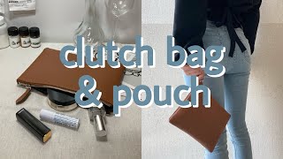 Leather Craft. 클러치백 & 파우치 만들기 🐻