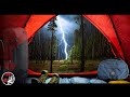  camping in the mountains with thunderstorms and heavy rain  asmr camping adventure