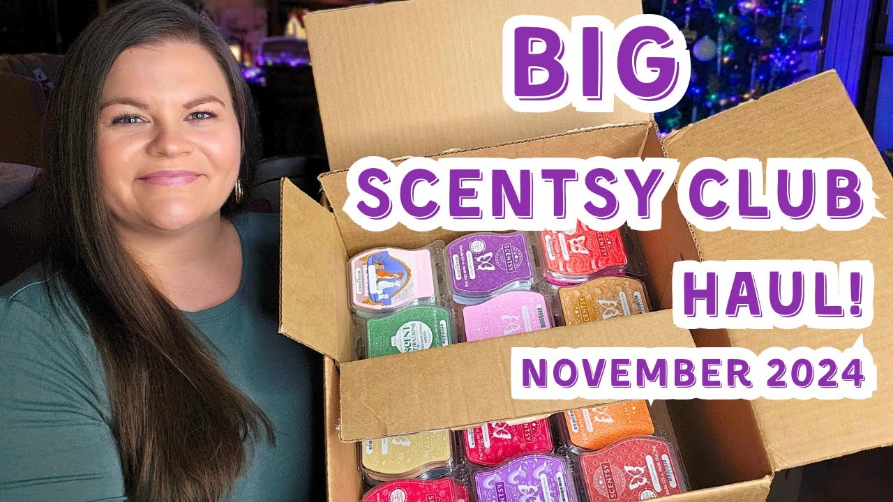 My BIG Scentsy Club - November 2024! #scentsy #scentsyclub #waxcommunity #haul #unboxing #waxmelts