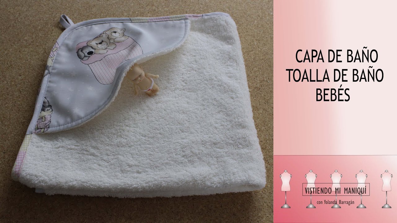 Cómo hacer una capa de baño para baby shower 