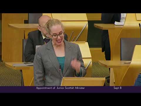 Appointment of Junior Scottish Minister - 08 September 2026