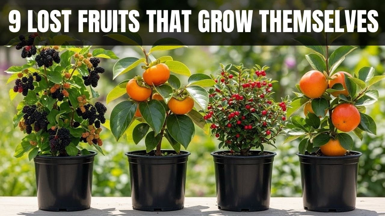 9 почти потерянных фруктов, которые растут сами по себе. Самый большой джекпот для ленивого сада.