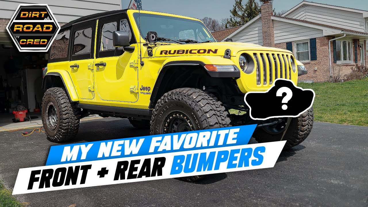 The BEST Front & Rear Bumpers for our Jeep Wrangler JL Extreme Recon