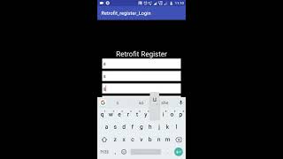 Android Retrofit Register Login Session management Wealth