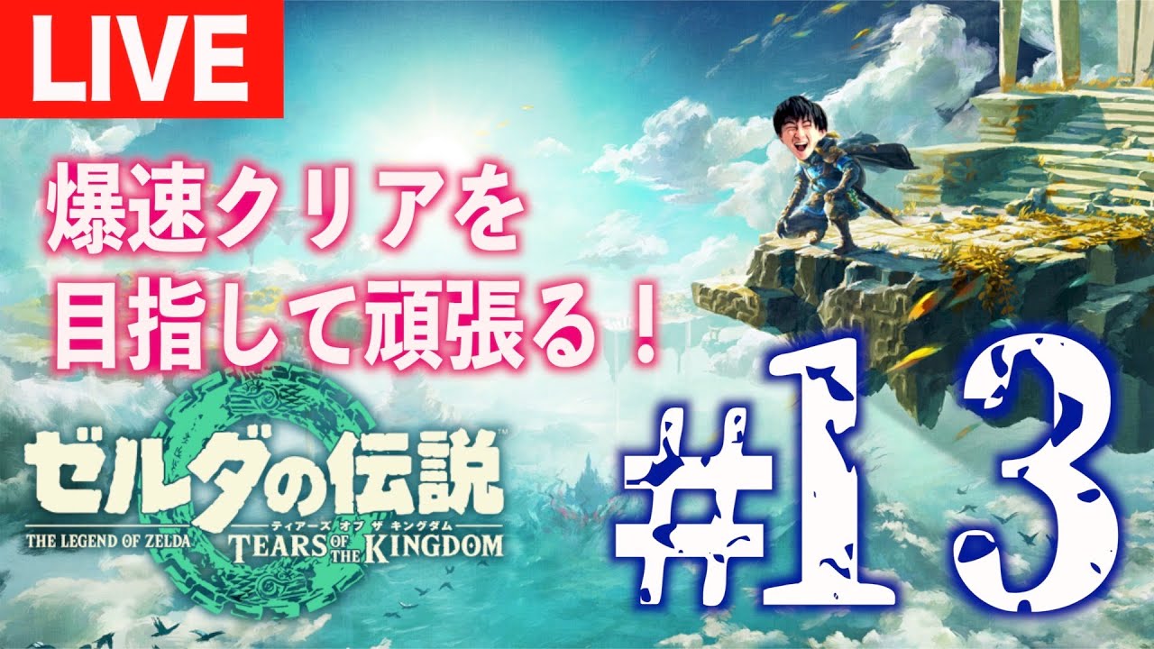 【#１３】今夜もゼルダの伝説 ティアーズ オブ ザ キングダムやっていく！