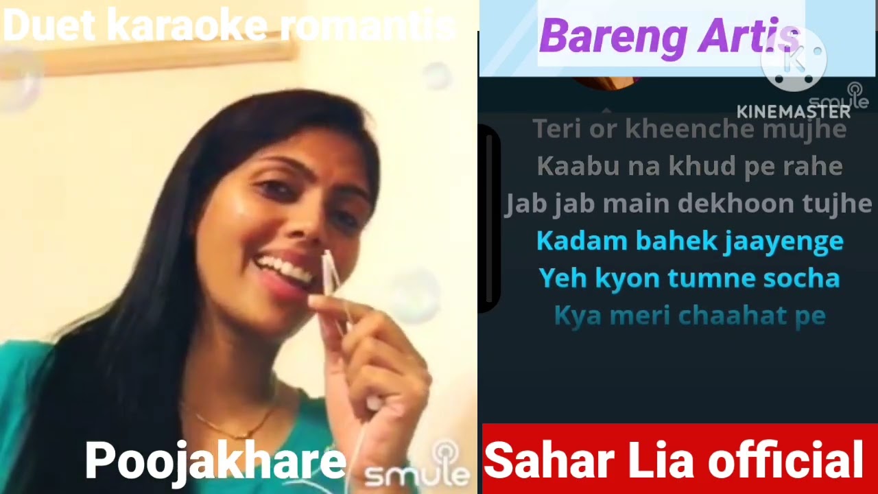 Jaati Hoon Main / Duet Karaoke Bollywood Romantis Tampa vokal cowok @saharlia