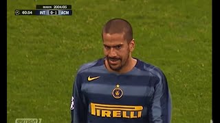 Juan Sebastian Veron vs AC Milan 2004/05 (H) - UEFA CHAMPIONS LEAGUE SEMI-FINAL