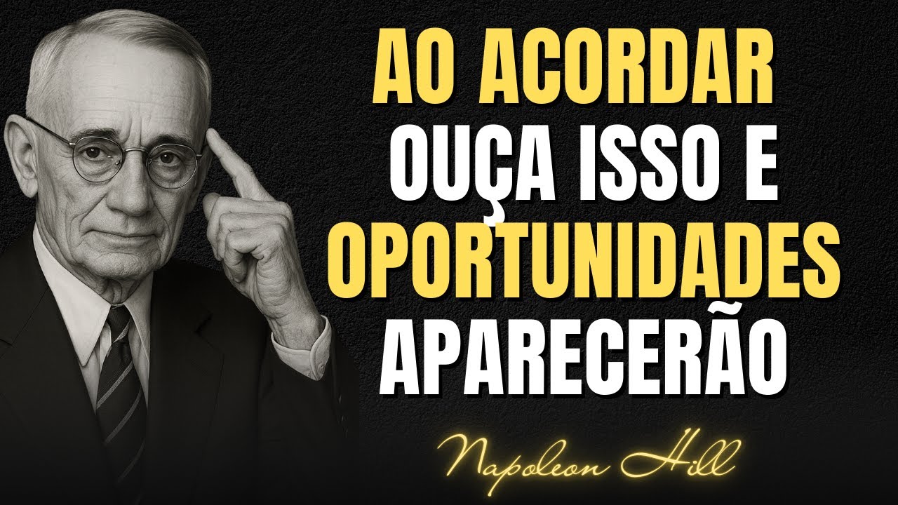 Ouça Isso AO ACORDAR e Veja Oportunidades Financeiras Aparecerem | Napoleon Hill