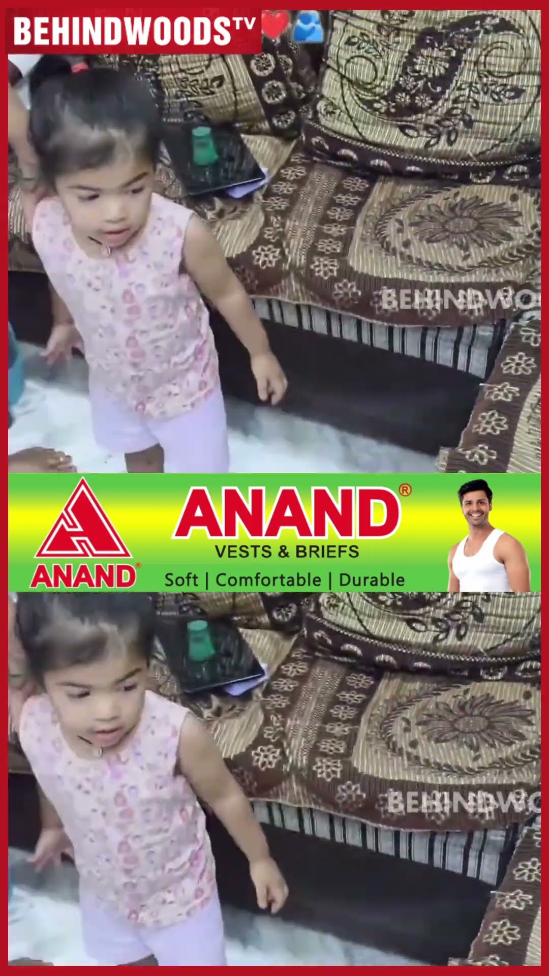 'அப்பா மட்டும் தான் உட்காரணும்' ? Cute-ஆ பண்ண குட்டி பாப்பா