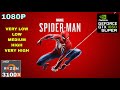 Marvel&#39;s Spider-Man Remastered | GTX 1650 Super | 1080P All Settings