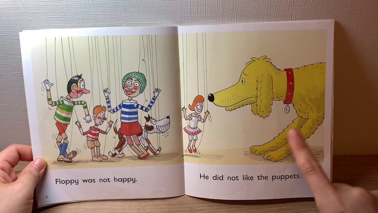 영어책 읽어주기 엄마표영어 Floppy and the Puppets ort stage3 YouTube