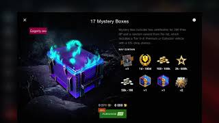 Buying 17 Mystery Containers