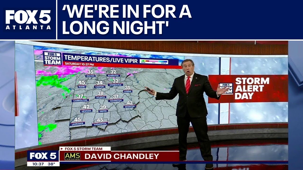 Arctic air surges: Long night of freezing rain ahead | FOX 5 News