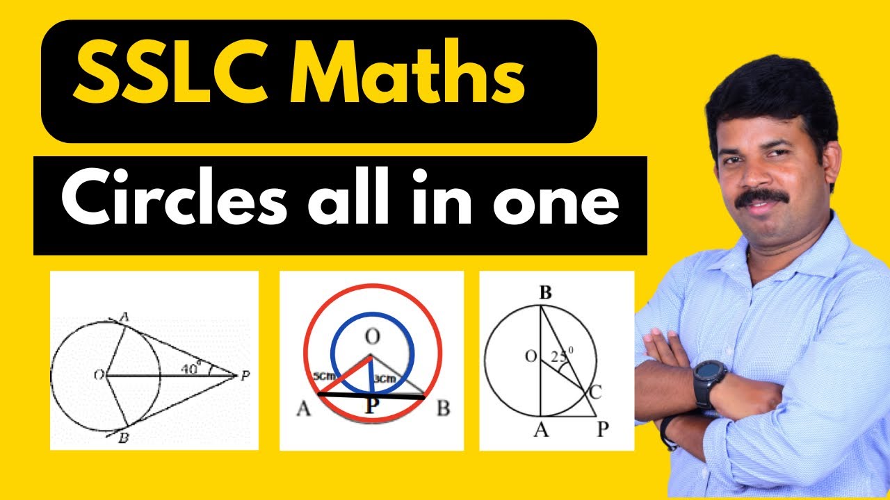 📘 Karnataka SSLC Mathematics – All Circles Model Question Paper Problems with Solutions