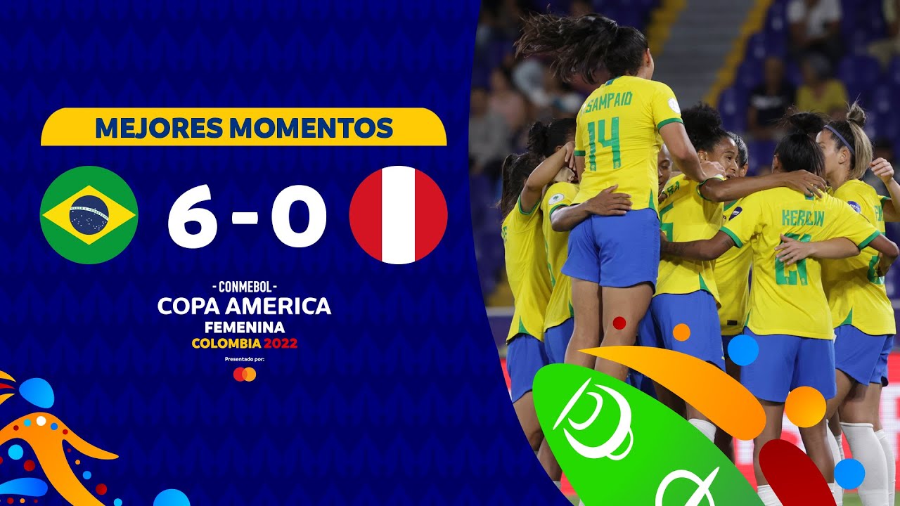Thumbnail do vídeo: Brasil 6 – Peru 0 Round 5 Group B