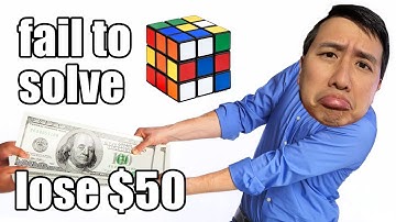 I Gave My Enemy $50 Every Time I Failed To Solve A Cube 😭😭